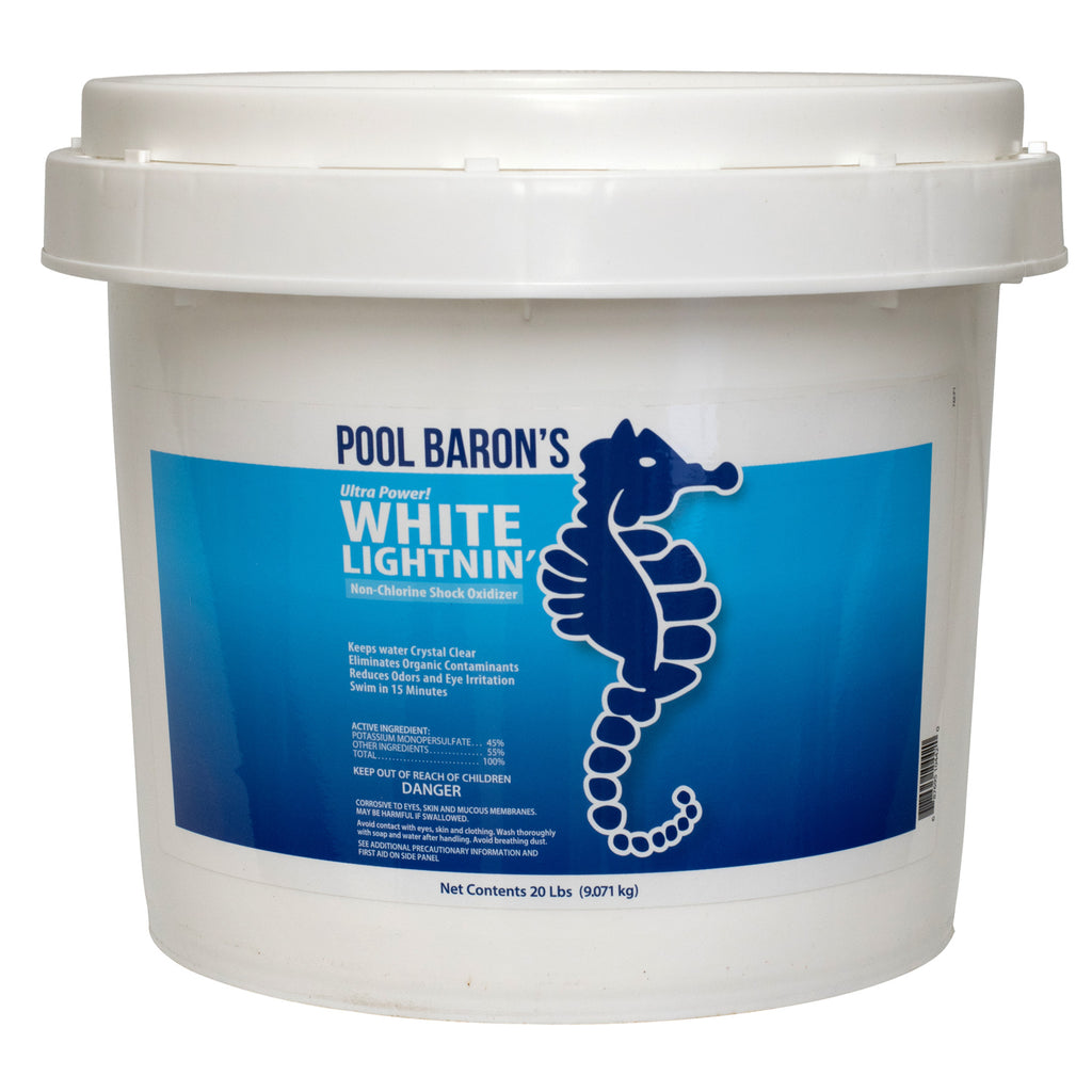 Pool Baron's White Lightnin' (Non-chlorine Shock) - Pool Baron