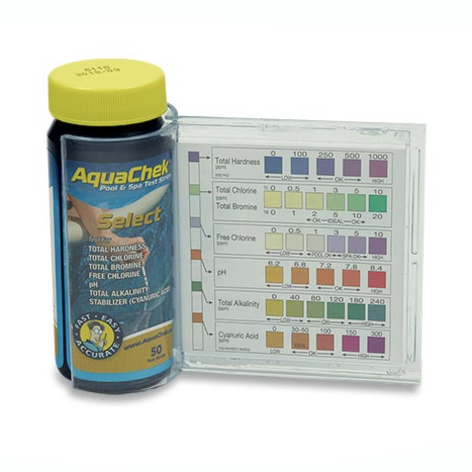 Aquachek Select 7-In-1 Test Strips - Pool Baron