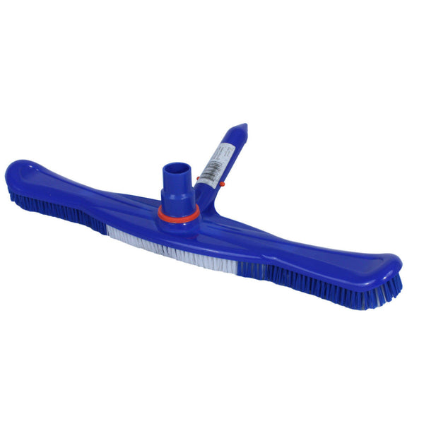 20" Pool Spa Brush Vacuum Head Combo with Swivel Hose cuff Nylon Bristles - Pool Baron
